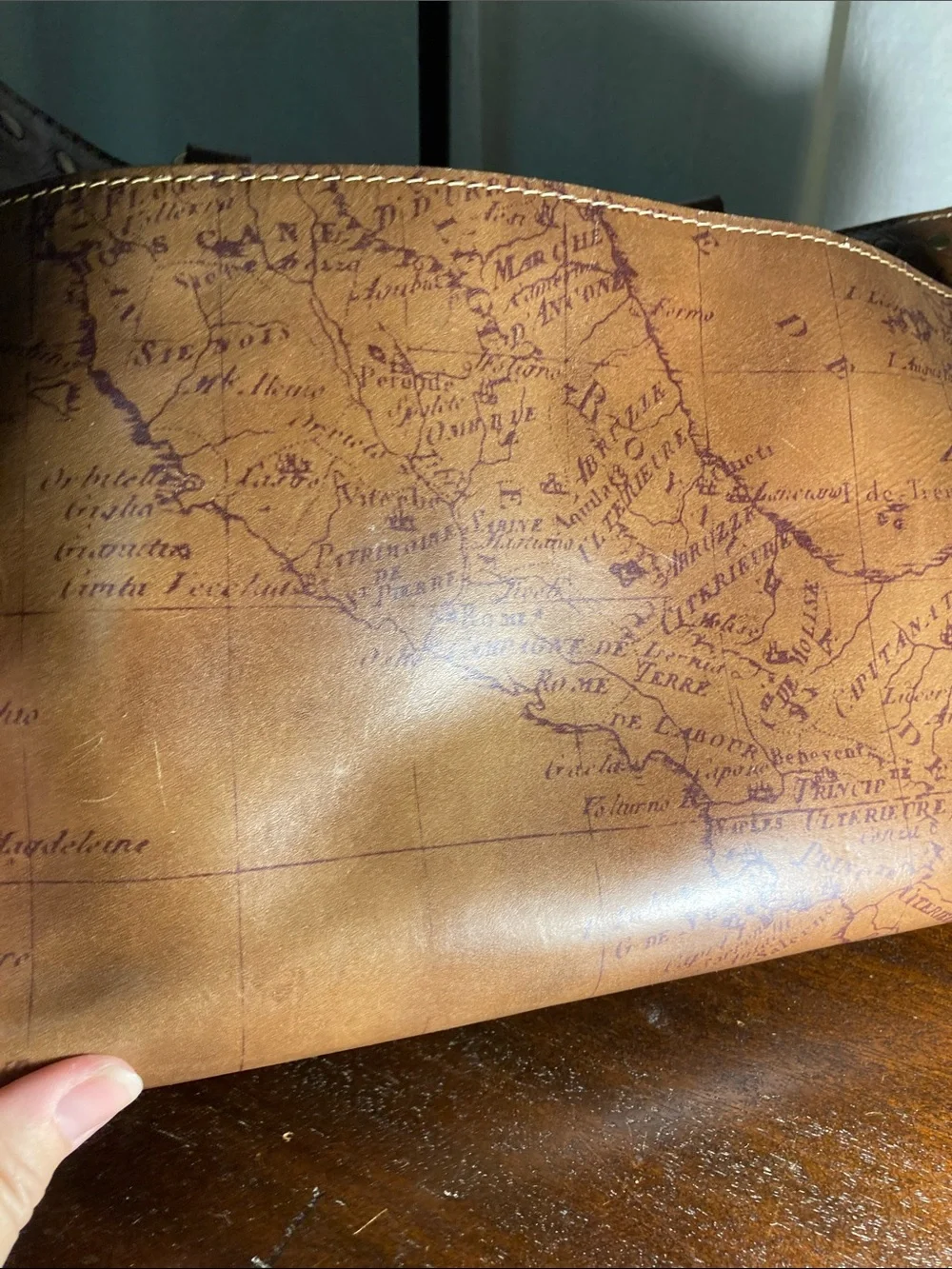 VNTG Patricia Nash Map Tote bag
